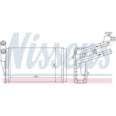 Nissen Nissens Heater, 70224 70224